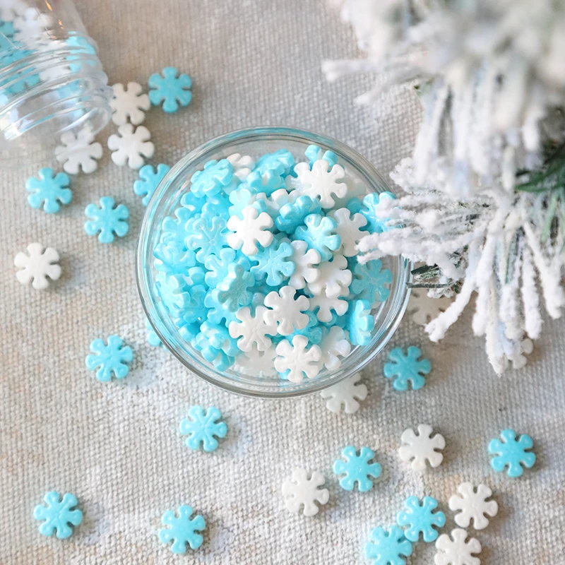 Edible New Year Christmas Cake Decoration Sugar Beads Pearl Ball Fudge DIY Baking Sprinkle Deer Nose Green Leaves | Дом и сад