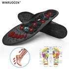 Стельки ортопедические для похудения, магнитотерапевтические, с поддержкой свода стопы, премиум класса, массажные, для мужчин и женщин