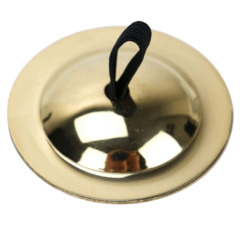 4 шт. Танцы палец цимбалы тарелки пальчиковые Золотой музыкальный инструмент для