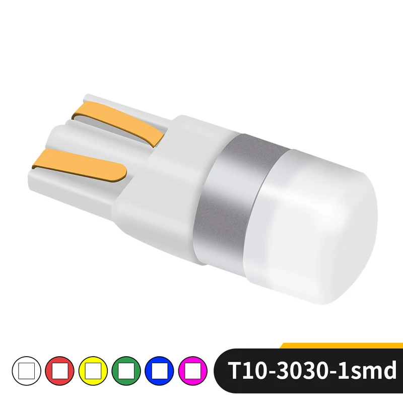 10x T10 W5W автомобильный Стайлинг 3030 SMD Светодиодные Габаритные огни лампа для