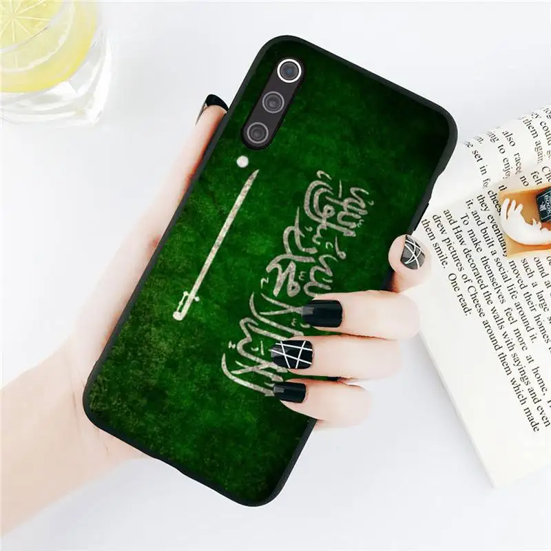 

Saudi Arabia flag Phone Case For Xiaomi Redmi note 7 8 9 t k30 max3 9 s 10 pro lite Luxury brand shell funda coque