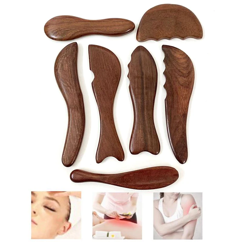

Деревянный деревянный бриллиантовый массажный инструмент для ухода за телом Gua Sha