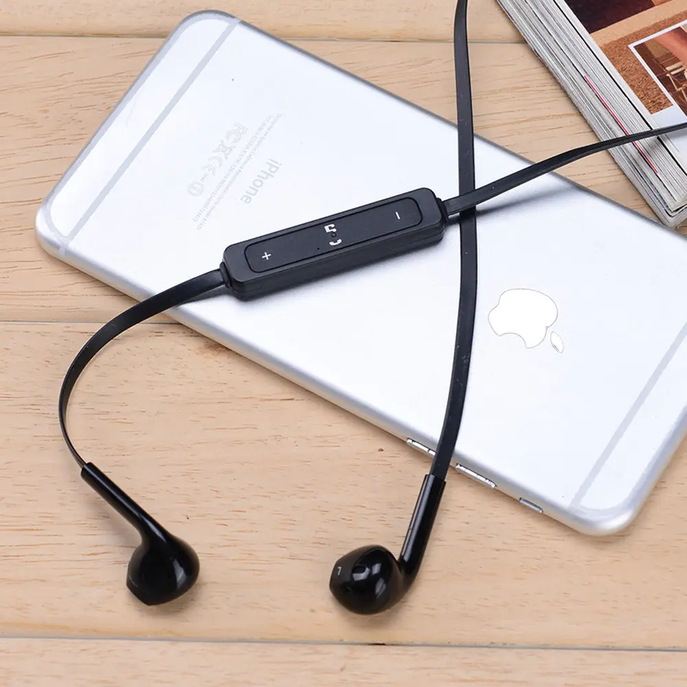 Bluetooth наушники с шейным ободом беспроводная гарнитура спортивные