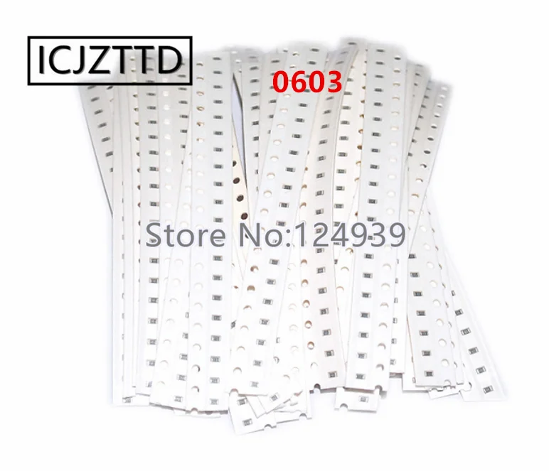 Образец резистора 0805 0603 1206 1% 5% SMD посылка компонентов 1R 47K 100ohm 5R1 1K 330R 4K7 12R 56R 2k1mом
