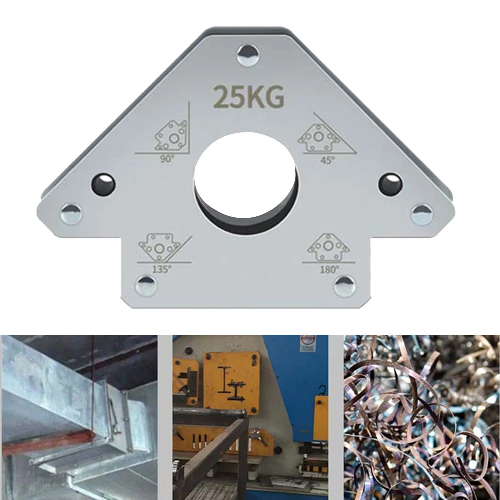 

45/90/135/180 Degrees Magnetic Welding Fixer Holder Multi-Angle Ferrite Galvanized Plate Weld Positioner Auxiliary Locator Tools