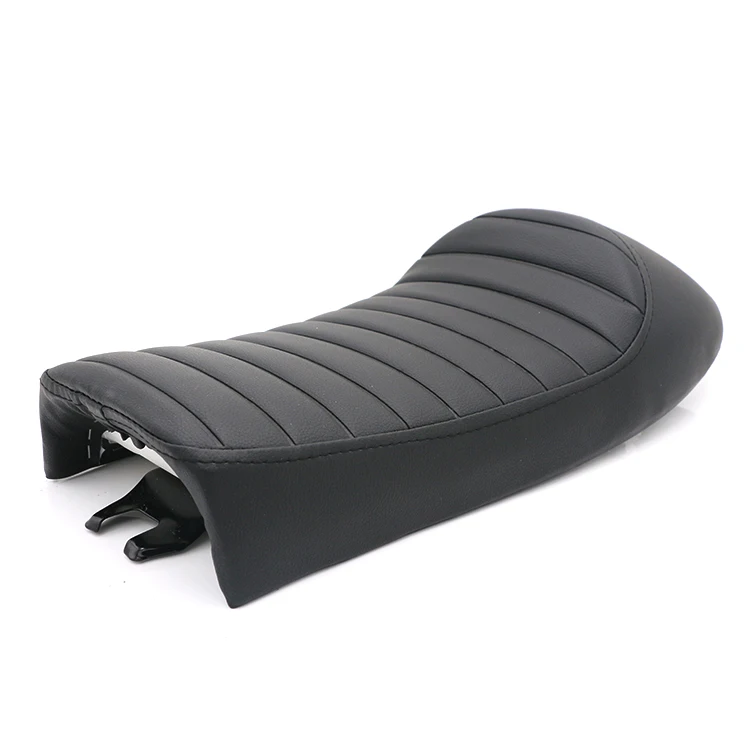 Черное мотоциклетное кафе гонщик сиденье горб седло Ретро на заказ для Honda CB200 350