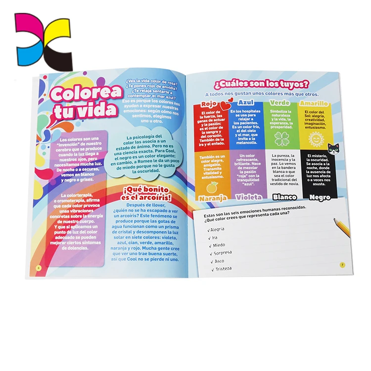 

Glossy Lamination For Cover CMYK OEM Design Printing Children Story Reading Books