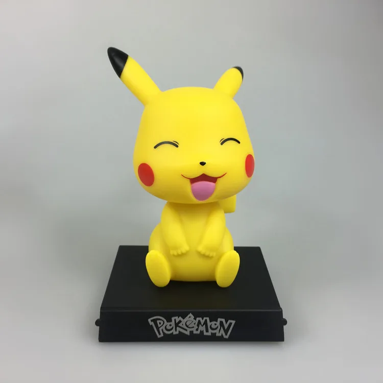 

New Action Figure Model Pokemon Pikachu Car Accessories Shaking Head Doll Ornaments Cute and Charming Toys for Children Gift