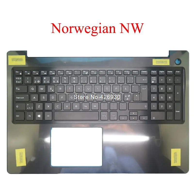 

Norwegian NW Laptop Palmrest For DELL For Inspiron 15 5570 5575 P75F 0V1H3J V1H3J 039G7K 39G7K with non-backlit black new