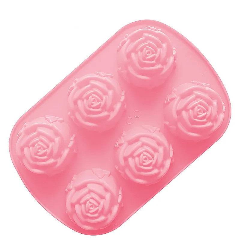 Машина для производства мыла 6 розы силиконовая форма выпечки Форма мороженого