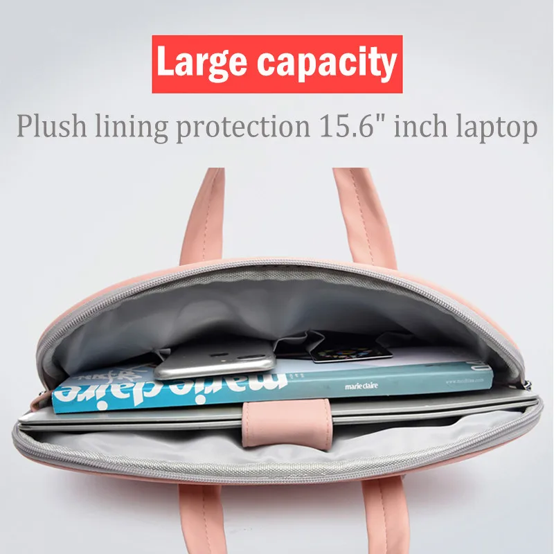 Сумка для ноутбука из искусственной кожи, портфель для Macbook Air 13,3, 14, 15,6 дюймов, ноутбук для мужчин и женщин, Laotop, сумки через плечо, сумка для мыши