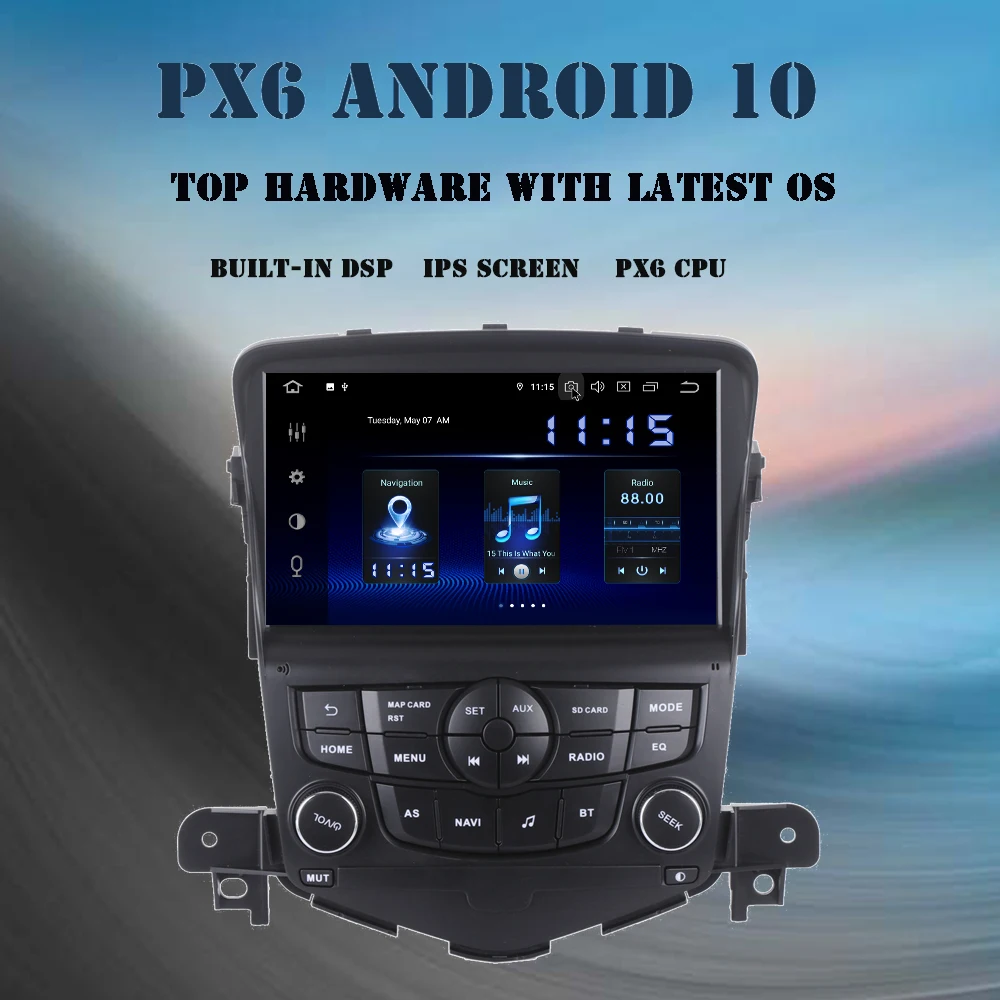 8 &quotAndroid 10 0 автомобильный мультимедиа для Chevrolet Cruze 2008 2009 2010 2011 2012 головное