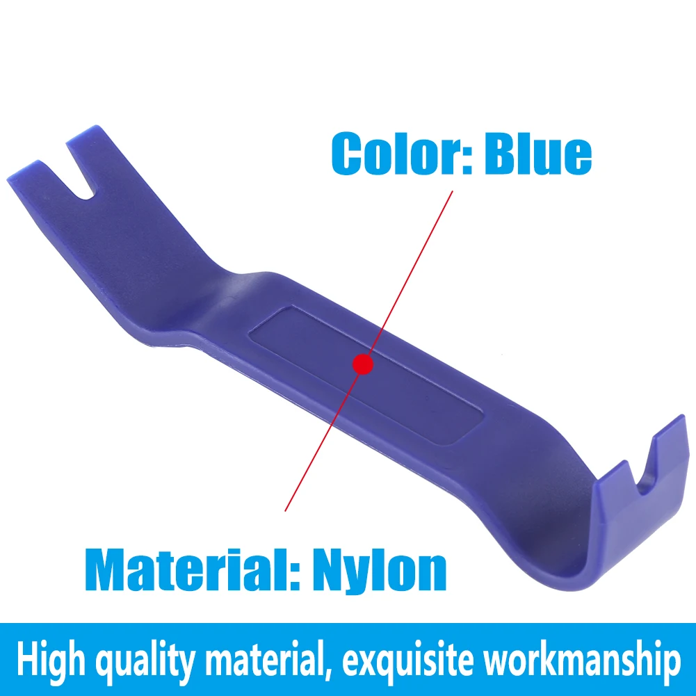 

5Pcs Car Auto Interior Exterior Dash Moulding Trim Audio Door Panel Open Removal Tools Blue Nylon Trim Removal Tools