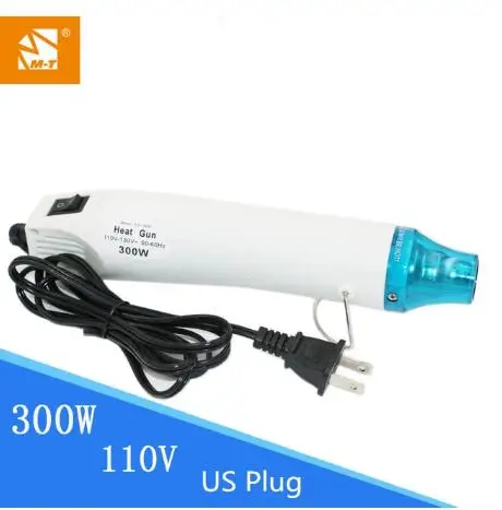 110V US Plug Горячая воздушная пушка с разъемом US, UK, EU, M-Triangel, 110 В/220 В/230 В, тепловая пушка, Электрический электроинструмент, 300 Вт, сделай сам, Электрический электроинструмент, сиденье, усадка - Цвет: 110V US Plug