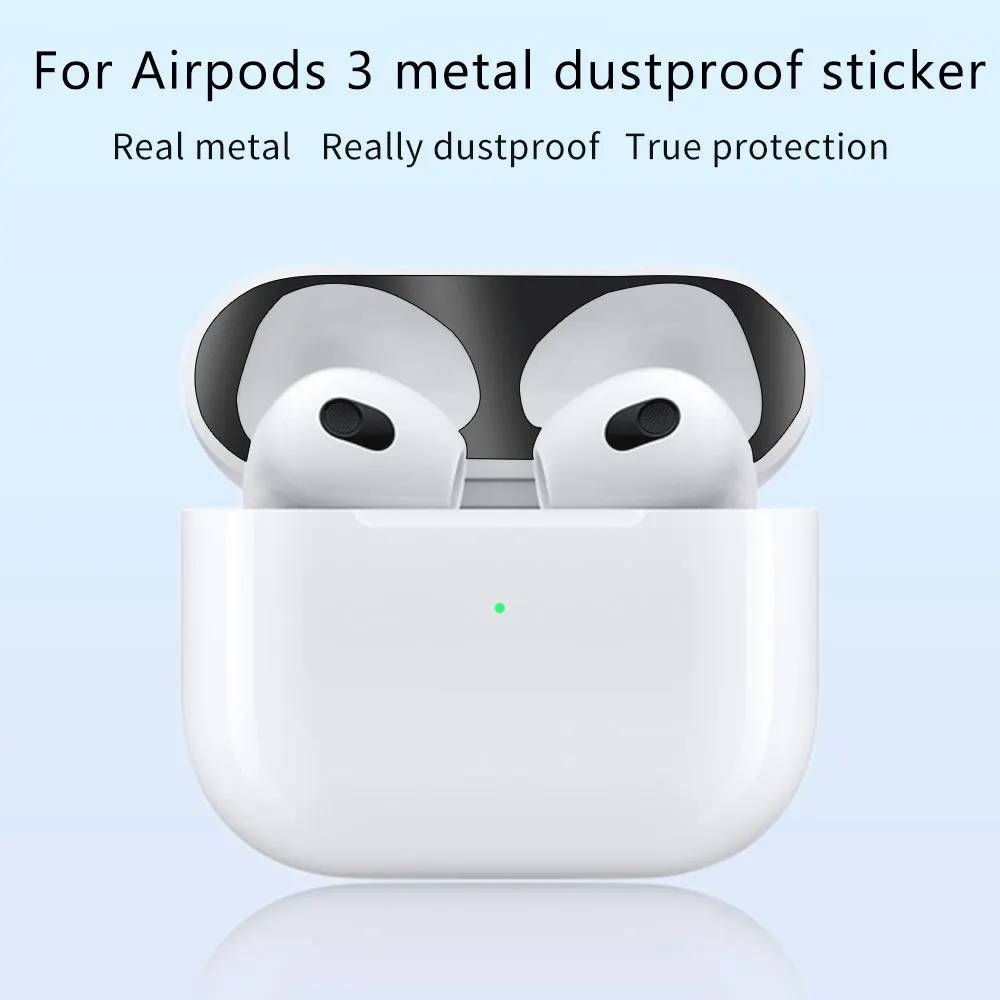 Protection For AirPods 3 3RD Gen Cover Dust-Proof Guard For AirPods Pro 2 3 Sticker Protective Film For Airpod 3 Airpod3 Sticker