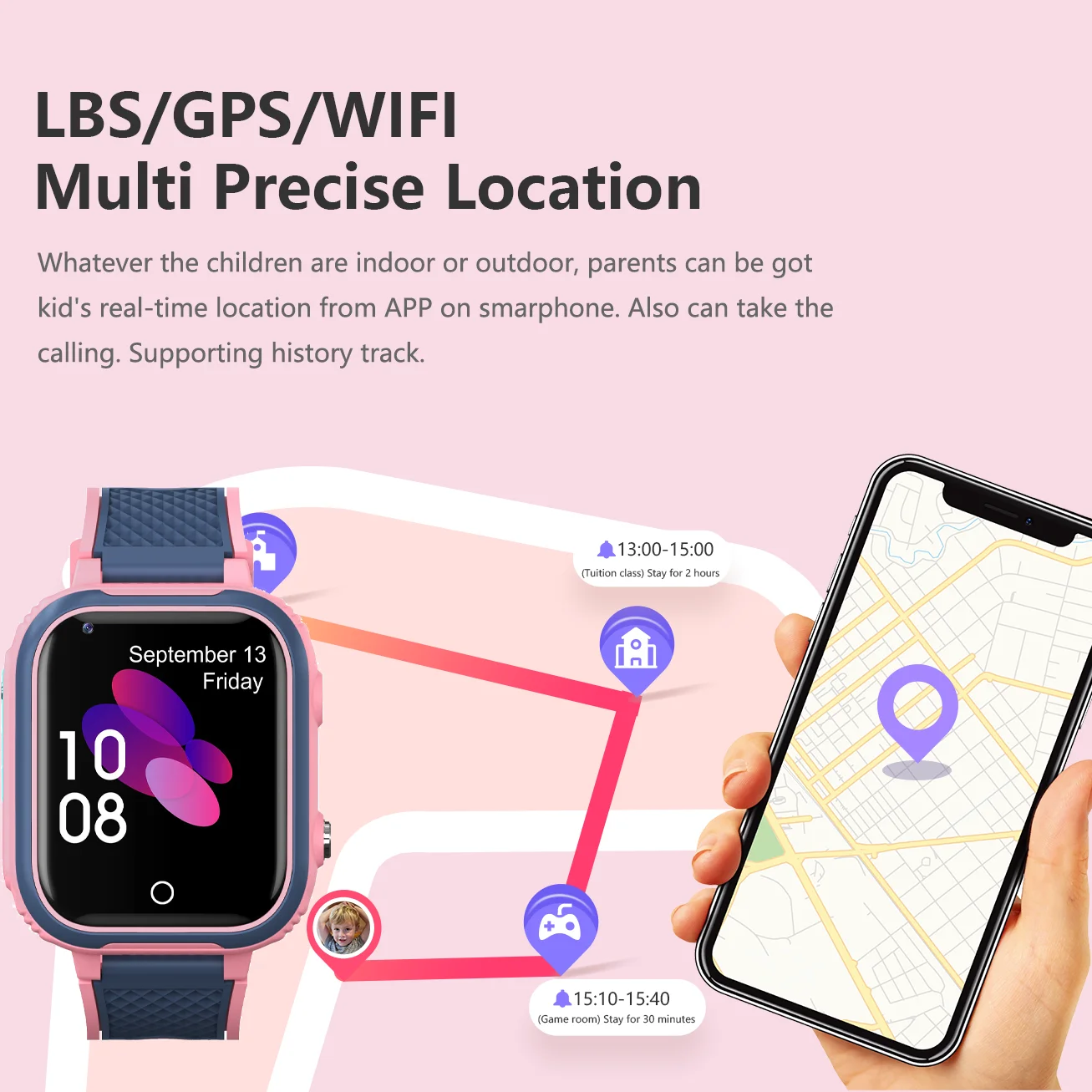

LT21 4G Smart Watch Kids GPS WIFI Video Call SOS IP67 Waterproof Child Smartwatch Camera Monitor Tracker Location Phone Watches