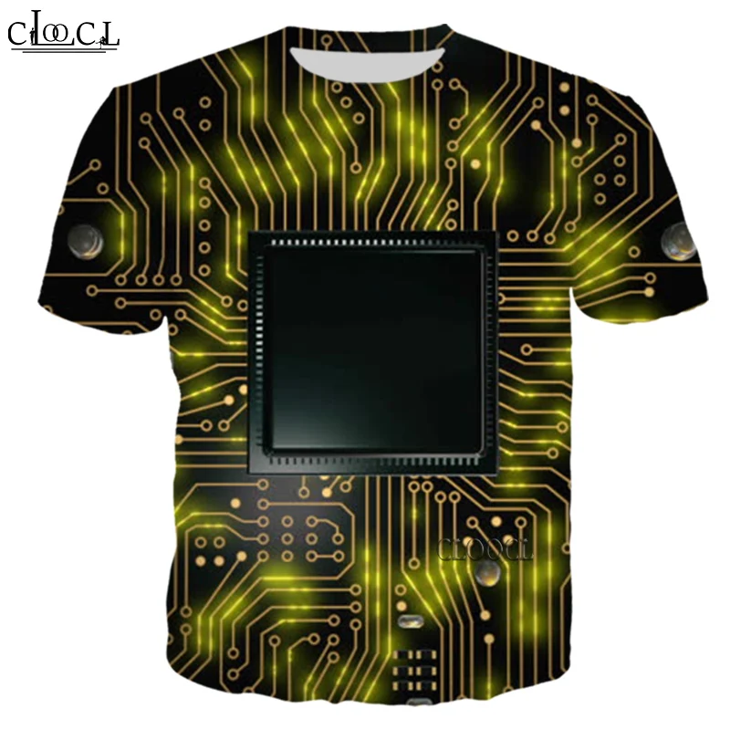 

HX 2021 популярные футболки с электронным чипом для мужчин и женщин, летняя футболка с 3D принтом в стиле Харадзюку, модная повседневная Уличная...