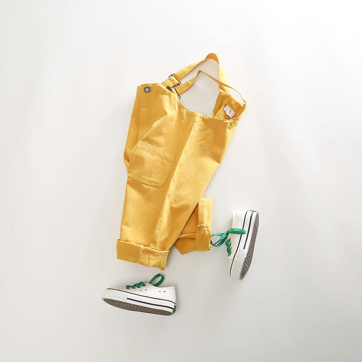 Новый комбинезон для малышей Детские подтяжки брюки мальчиков однотонные милые