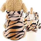 2022 Одежда для собак, теплые флисовые костюмы с тигром и животными, одежда для домашних животных, кошек, одежда для маленьких и средних собак, толстовка, наряд, одежда для собак, комбинезоны