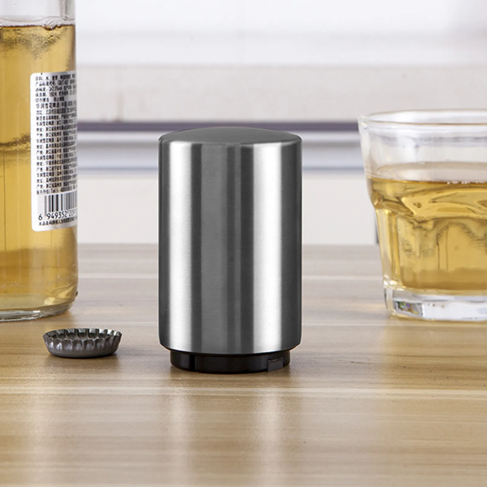 Круглый Нержавеющая сталь штекер вина открывалка для бутылок Высокое качество