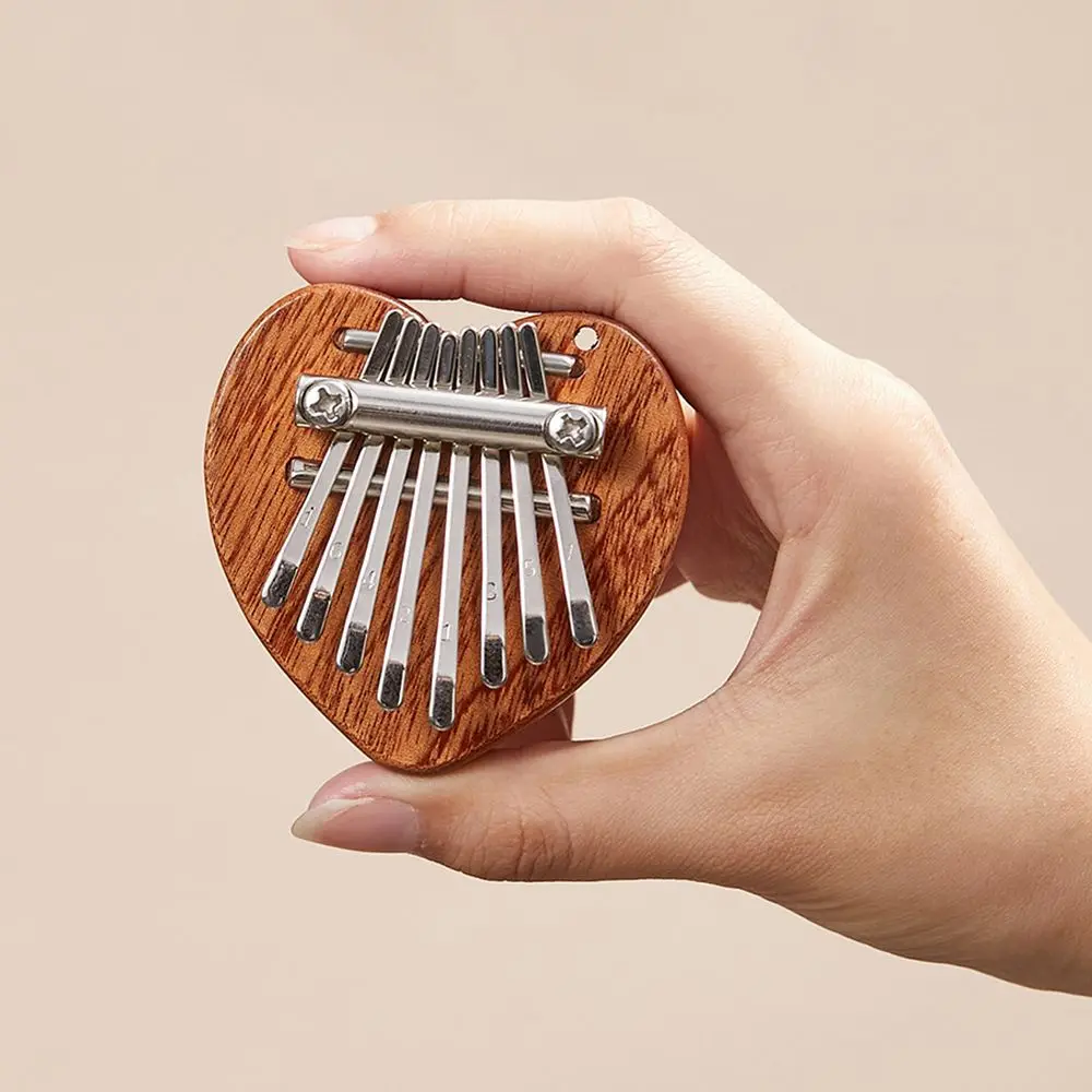 

8 Keys Mini Kalimba Portable Thumb Piano Exquisite Finger Harp Easy-to-Learn Musical Mbira Instrument Gift For Kids Adult Toy