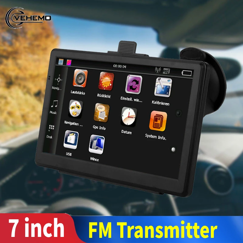 7-дюймовый сенсорный HD-экран для автомобиля FM-радио Bluetooth AVIN Navitel 2018 новейшая Карта