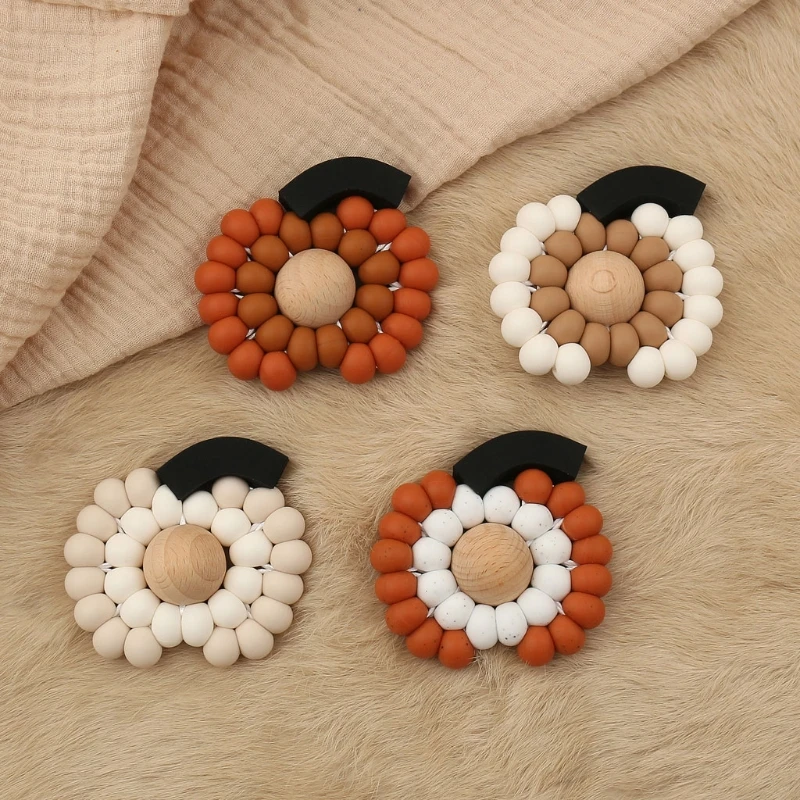 

Baby Nursing Bracelets Silicone Teether Teething Rattles Toys Baby Teether Gift