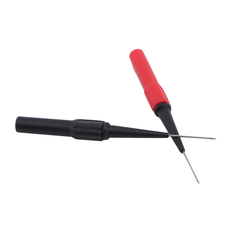 

Red + Black Multimeter Pen Probe Very Fine Repair Test Needle Auto Repair Parts