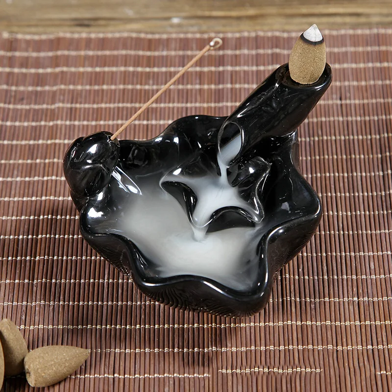 7 видов стилей Творческий дом Декор обратного Stick Ладан горелки Керамика кадило