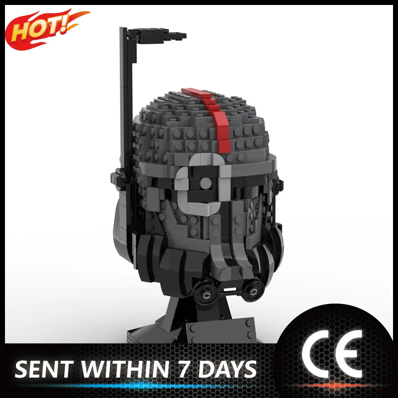 

MOC Crosshair Helmet Set Movie Space Wars Model Collection Building Blocks Bricks Assemble Educational Toys For Kid's Gifts