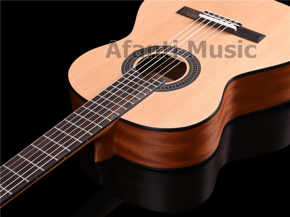Afanti Музыка 36 дюймов красная сосна и Сапеле Классическая гитара(ACL-1563