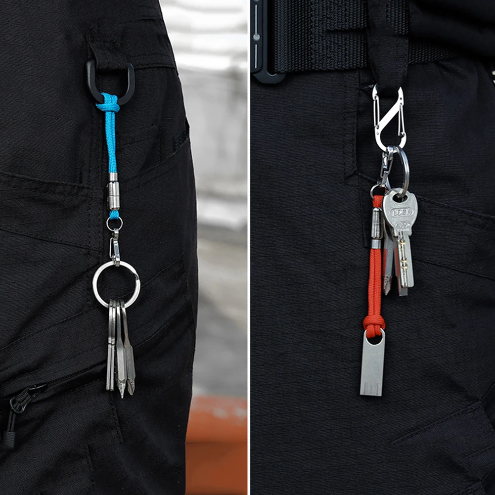 

EDC Camping Hiking Carabiner Outdoor Hanging Buckle Survival Climbing Key Chain Security Lock Rope Ascend Tool