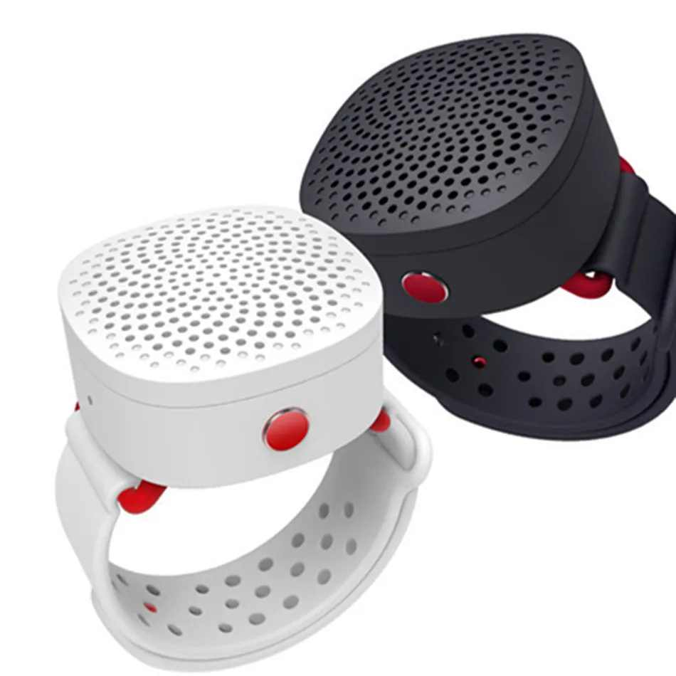 

Приятный для кожи мини-динамик Bluetooth на запястье для дома, улицы, спорта, фитнеса, портативный креативный маленький стерео сабвуфер, подарок