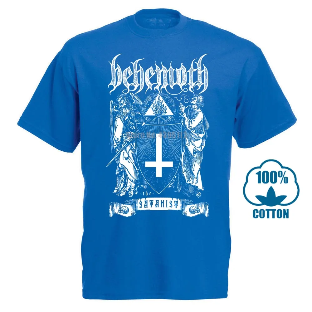Behemoth The Satanist рубашка s m l Xl Xxl Officl футболка Black Death Metal футболка - Цвет: Синий