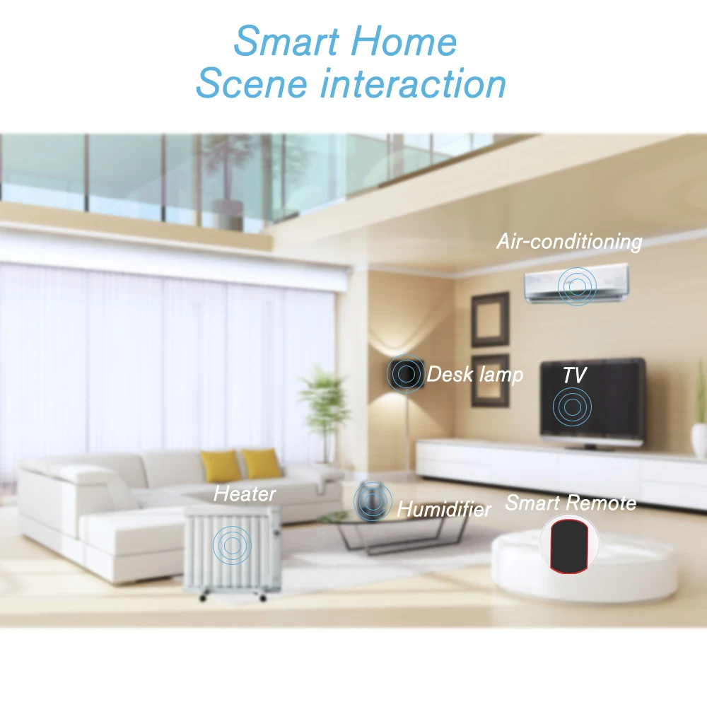 

WiFi-IR Remote IR Control Hub Wi-Fi Enabled Infrared Remote Controller For Air Conditioner TV DVD Compatible with Alexa