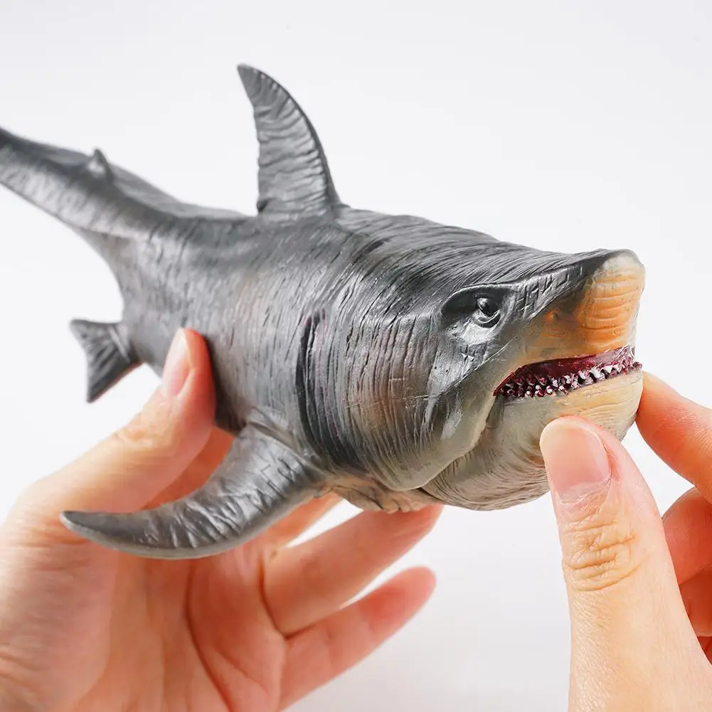 

Фигурки животных океана, Megalodon, Акула, модель морской жизни, украшения, подарок, игрушка, образовательная модель для детей F8L3