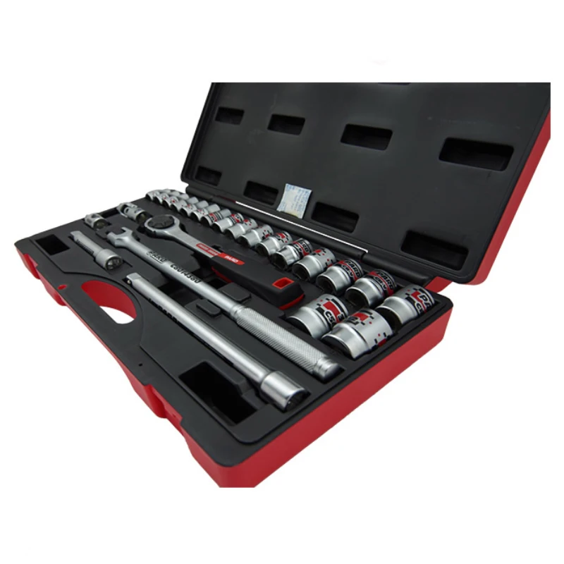 Тайвань manufucture 24 шт. 1/2 ratchet ключи, дюймовый стандарт набор автоинструментов ремонтный набор инструментов для задней поверхности розетки 10-32 мм инструменты Комбинации