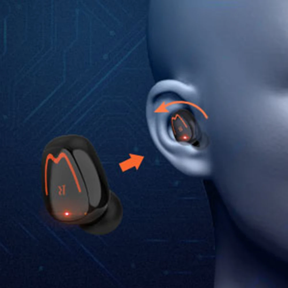 

Wireless Bluetooth Earphone Waterproof Touch Control Earbuds with Charging Box Wireless Earphones