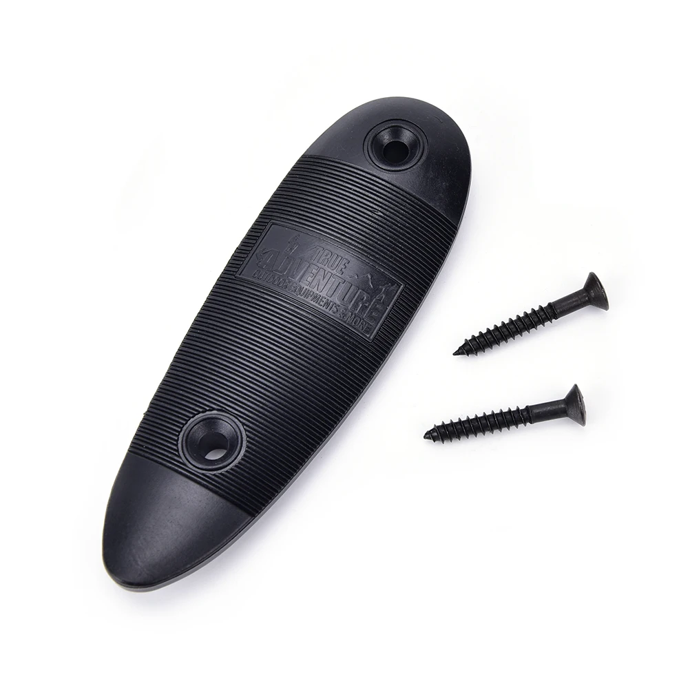 

1 Set Durable Plastic Non-Slip Ribbed Slip Recoil Pad With Screw Gun Butt Stock Gentle Cushion Push Pad Hunting Accessories