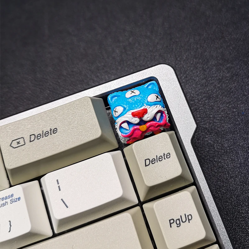 For MX Switches Mechanical Keyboard Creative Resin Keycap  Handmade Customized Dog Resin Key Cap
