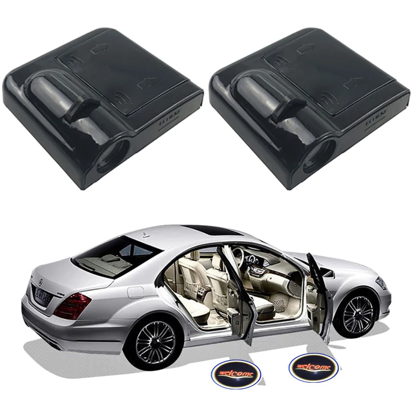 1 шт. автомобильный приветственный дверной светодиодный светильник для двери