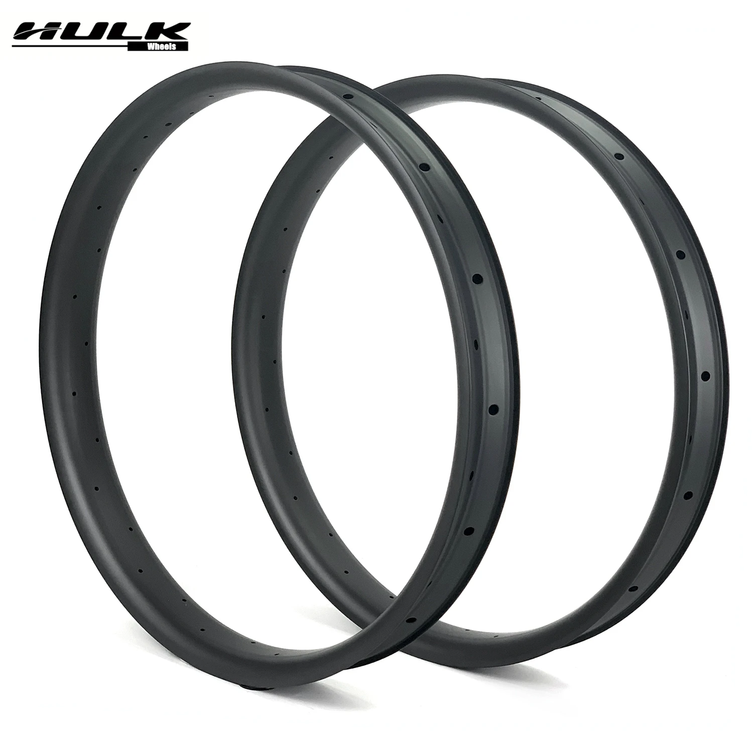

T700 Carbon Fiber Fat Rim 100mm Width For 26er Snow / Beach Bike tire wheels Fatbike Rims Bicycle Hookless Tubeless Ready