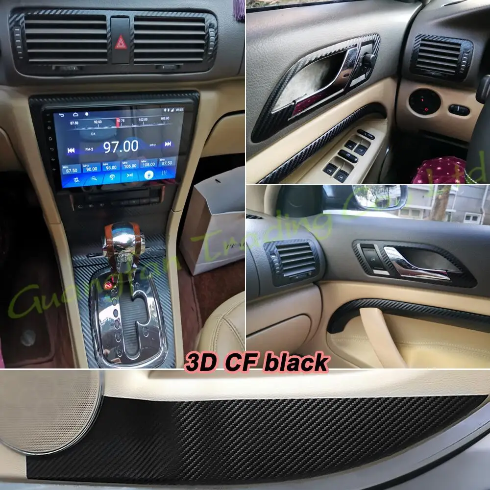 

For Volkswagen VW Passat B5 2005-2007 3D/5D Carbon Fiber Car Interior Trim Cover Center Console Color Sticker Decals Accessories