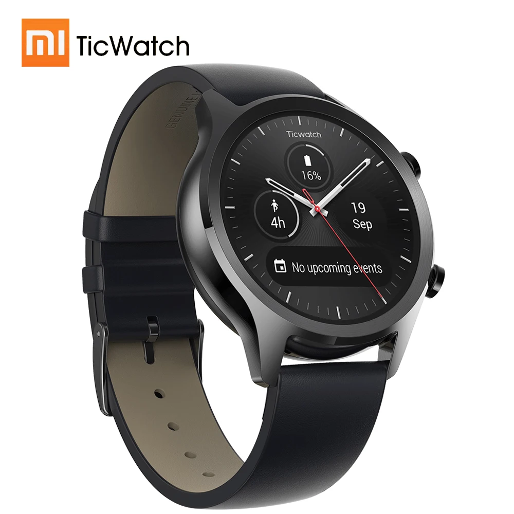 Смарт-часы Xiaomi TicWatch C2, уличные умные часы, 24 часа, монитор сердечного ритма, IP68, водонепроницаемые, gps, смарт-фитнес-трекер, NFC оплата