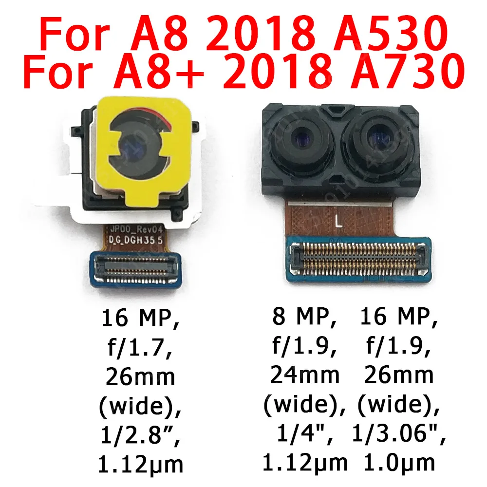 Оригинальная передняя и задняя камера для Samsung Galaxy A8 Plus 2018 A530 A730 модуль камеры с