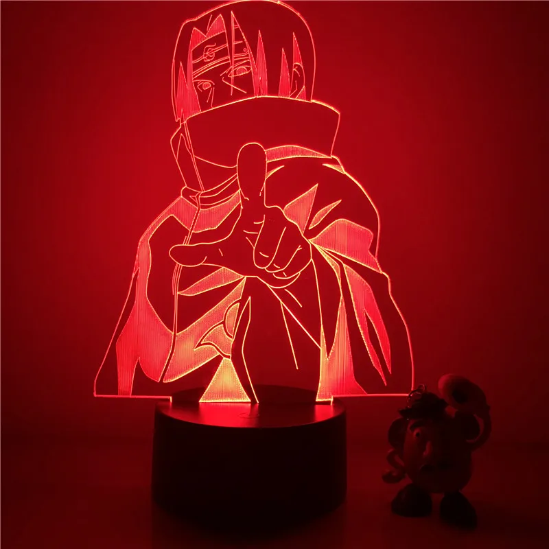 

3D LED Night Light Japanese Action Figure 7 Colors Touch Optical Illusion Table Lamp Home Decoration Model