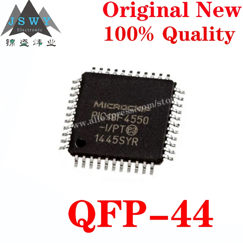 

PIC18F4550-I/PT QFP-44 полупроводниковый 8-битный микроконтроллер-микросхема MCU IC с для модуля arduino, бесплатная доставка