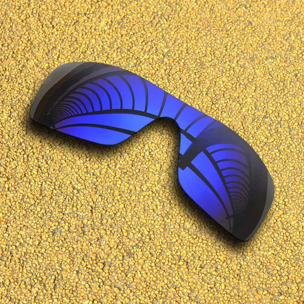 Черно-фиолетовые зеркальные поляризованные Сменные линзы для оправы Batwolf 100% UVA и