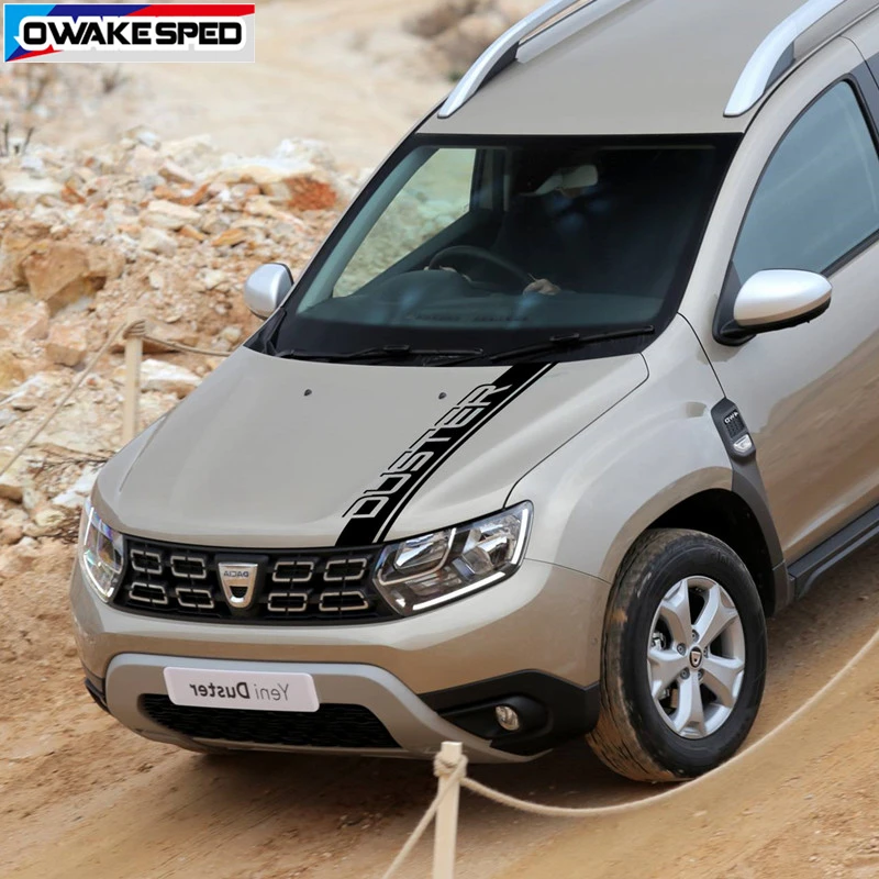 Для Dacia Renault Duster автомобильная капота спортивные полосы Стайлинг автомобиля