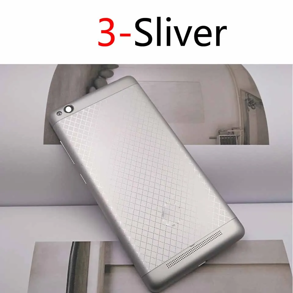 3-Sliver-No tool 3S задняя крышка батарейного отсека для Xiaomi Redmi 3 задняя крышка батарейного отсека чехол на заднюю крышку для Redmi 3S Замена корпуса КОРПУСА - Цвет: 3-Sliver-No tool